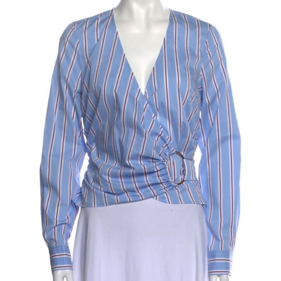 Veronica Beard Striped Blouse